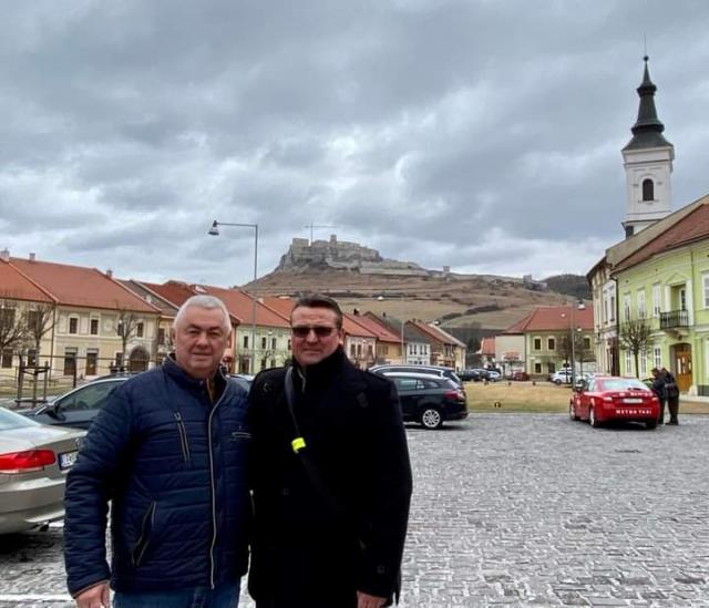 Primátor mesta Perečín v Spišskom Podhradí počas vonjny na UA Primátor mesta Perečín v Spišskom Podhradí počas vonjny na UA