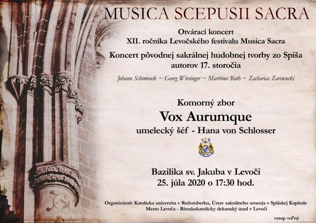 Koncert Vox Aurumque