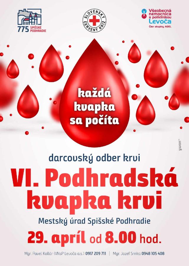 Podhradská kvapka krvi 29.4.2024