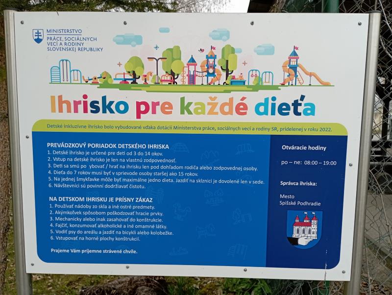 detské ihrisko