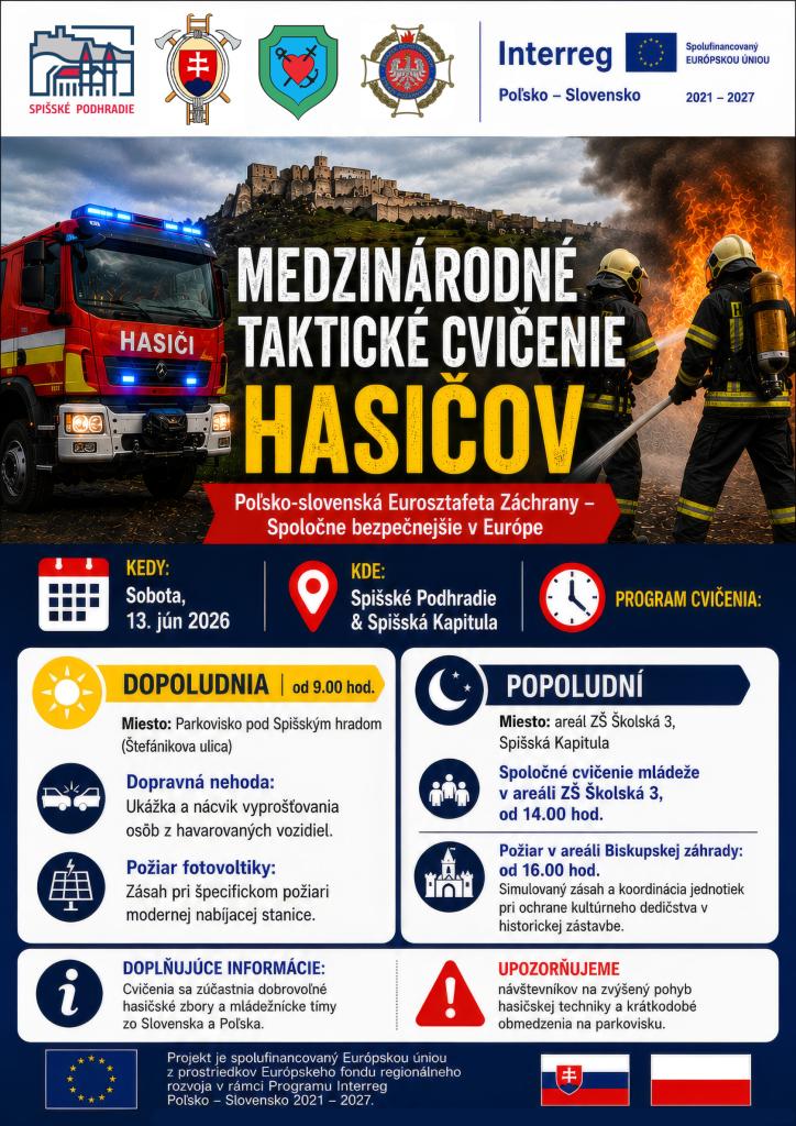 Medzinárodné taktické cvičenie hasičov
