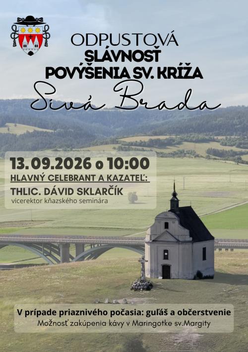 Odpustová slávnosť Sivá Brada_ 13.9.2026